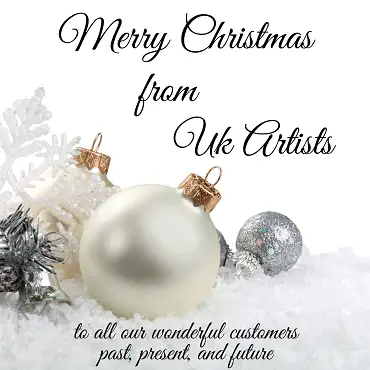 A Merry Christmas message from UK Artists Online to all our customers and art lovers everywhere